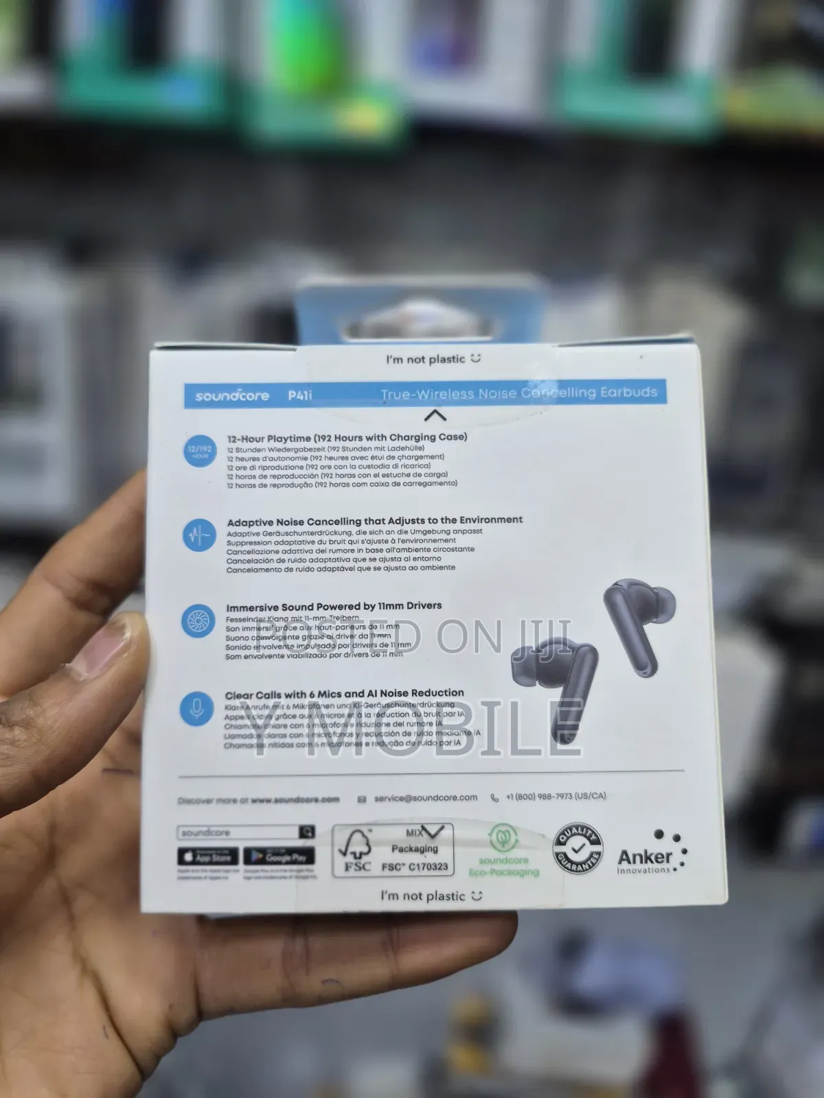 Souncore P41i by Anker Active Nose Cancellation