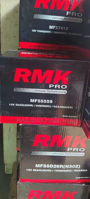 55ah Bz4x Car Battery Rmkpro