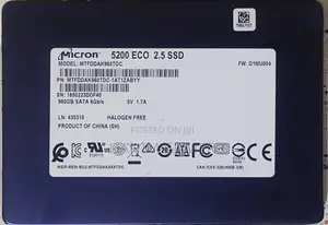 Micron 960gb Sata SSD 2.5" 1tb