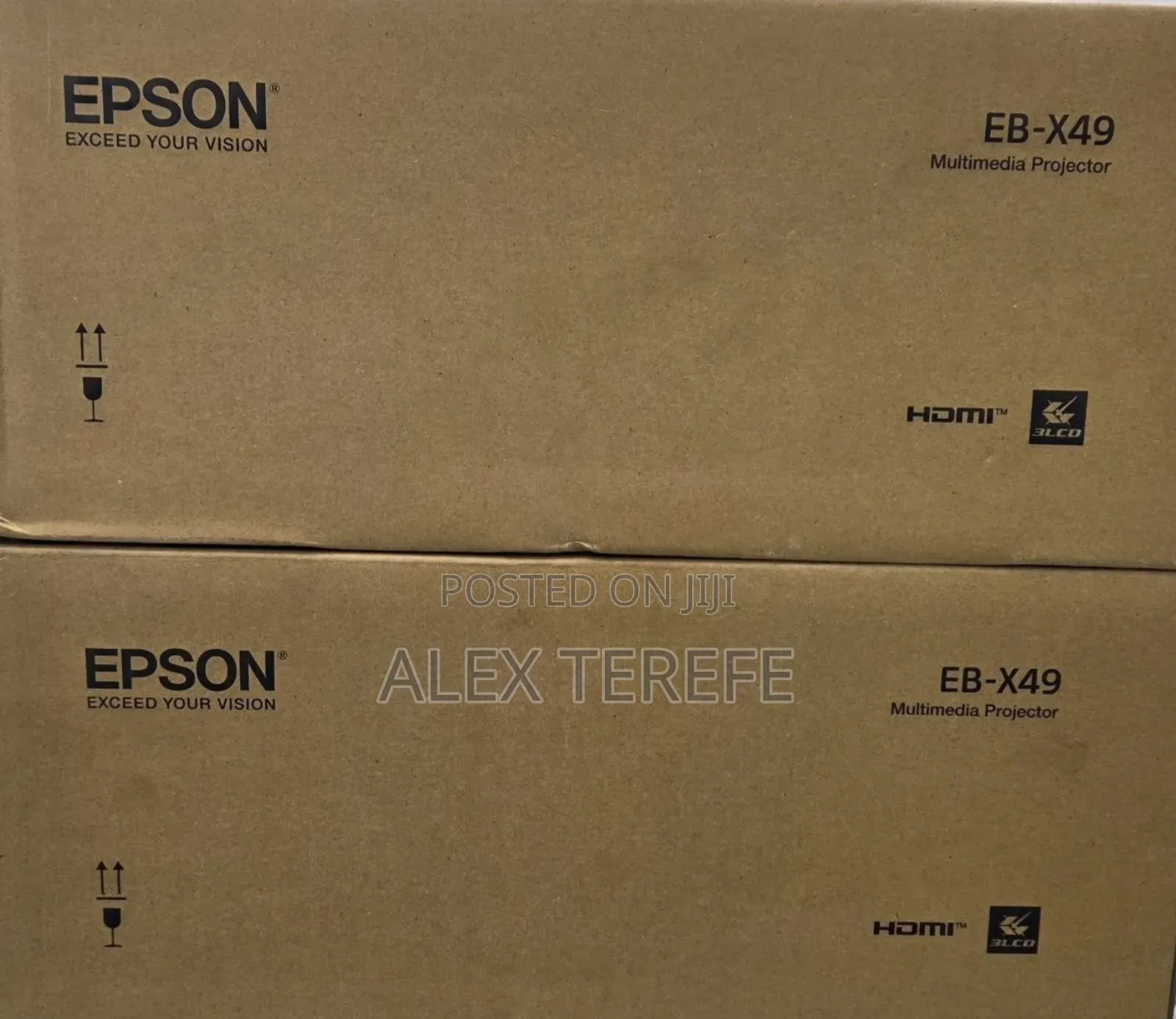 Brand New Epson Projector 
Model : EB-X49 
Technology: 3L