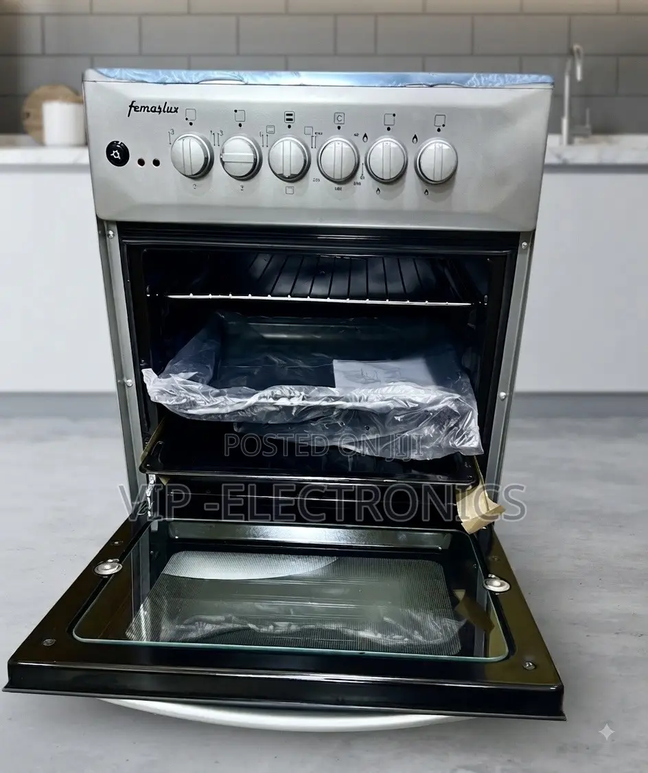 Femeslux Oven 50x50 Stainless Steel 2Gas 2electric Freestanding Oven