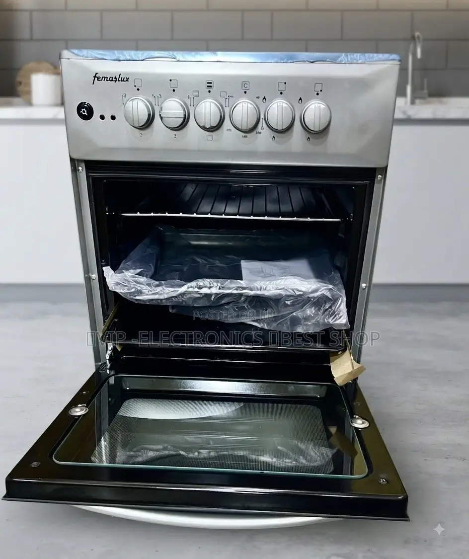 Femeslux Oven 50x50 Stainless Steel 2Gas 2electric Freestanding Oven