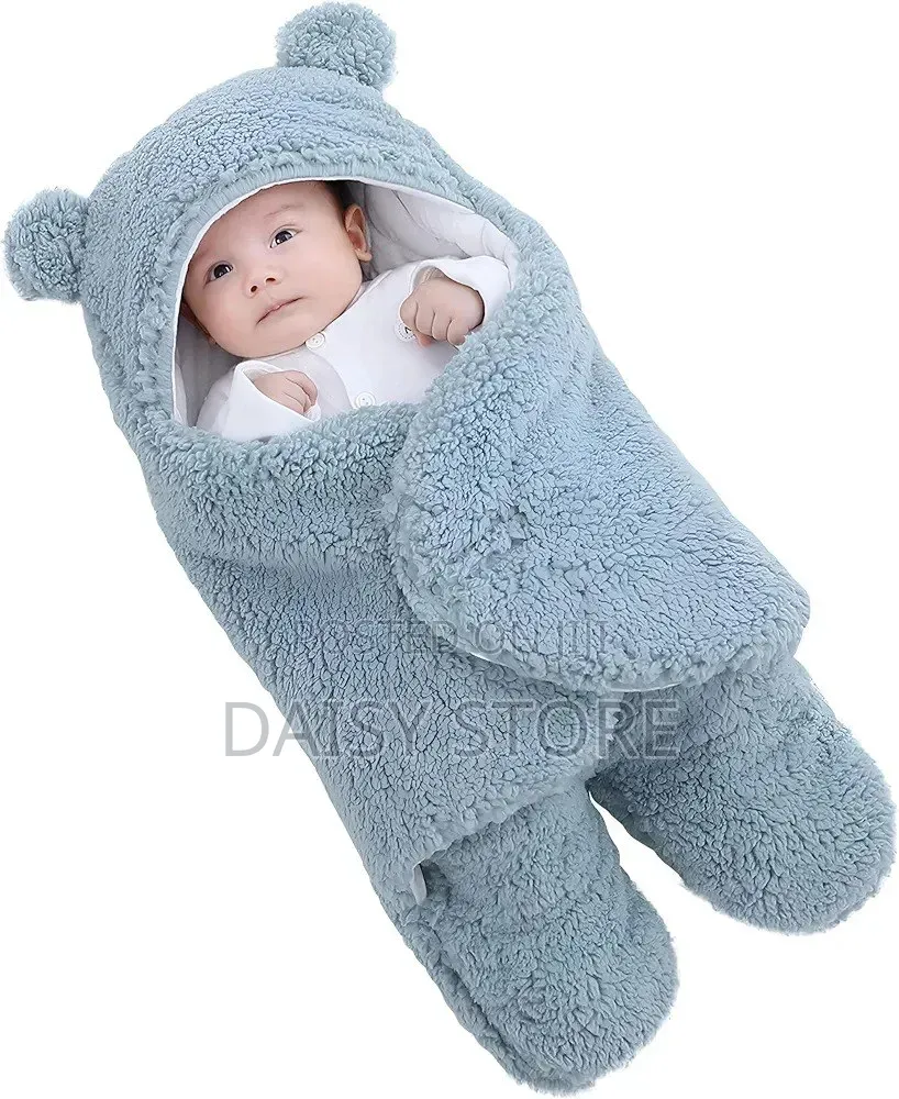 Soft Baby Swaddle Blanket (ለሕፃናት የሚሆን ለስላሳ ብርድ ልብስ)