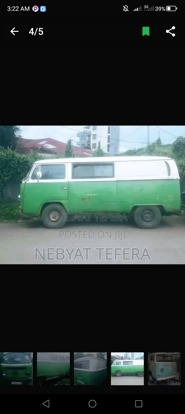 Volkswagen Kombi 1970 Green
