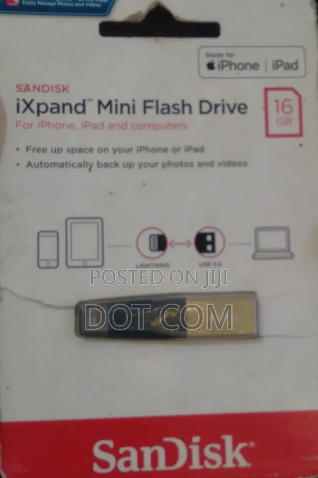 Sandisk Ixpand Mini 16gb Flash Drive for iPhone and Computer