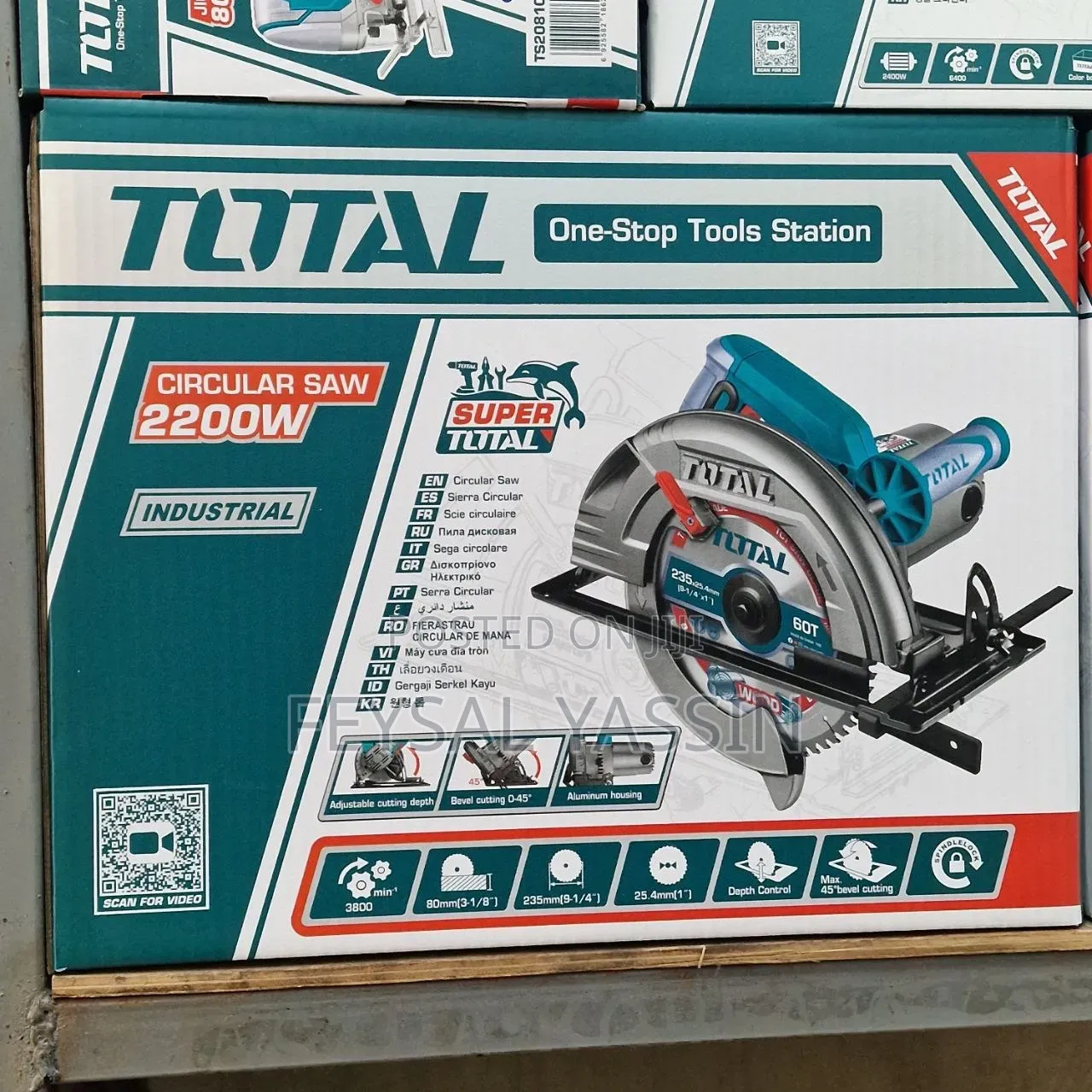 Total Circular Saw 2,200w 60T