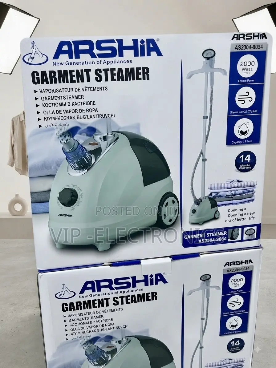 ARSHIA Garment Steamer New Generation 2000W – AS2304-9034