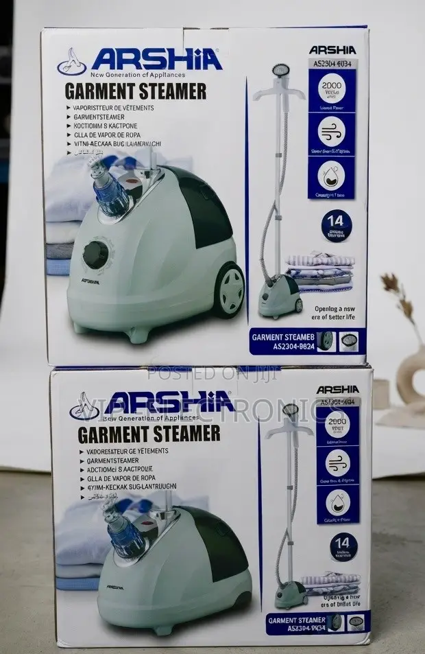 ARSHIA Garment Steamer Designed for Fastfrom Clothes With 2000W Power