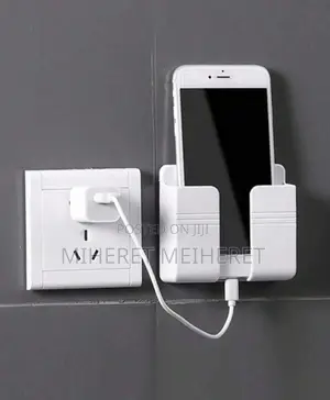 Hole Phone Stand, Wall-Mounted Bracket, Remote Storage Box, Charging B