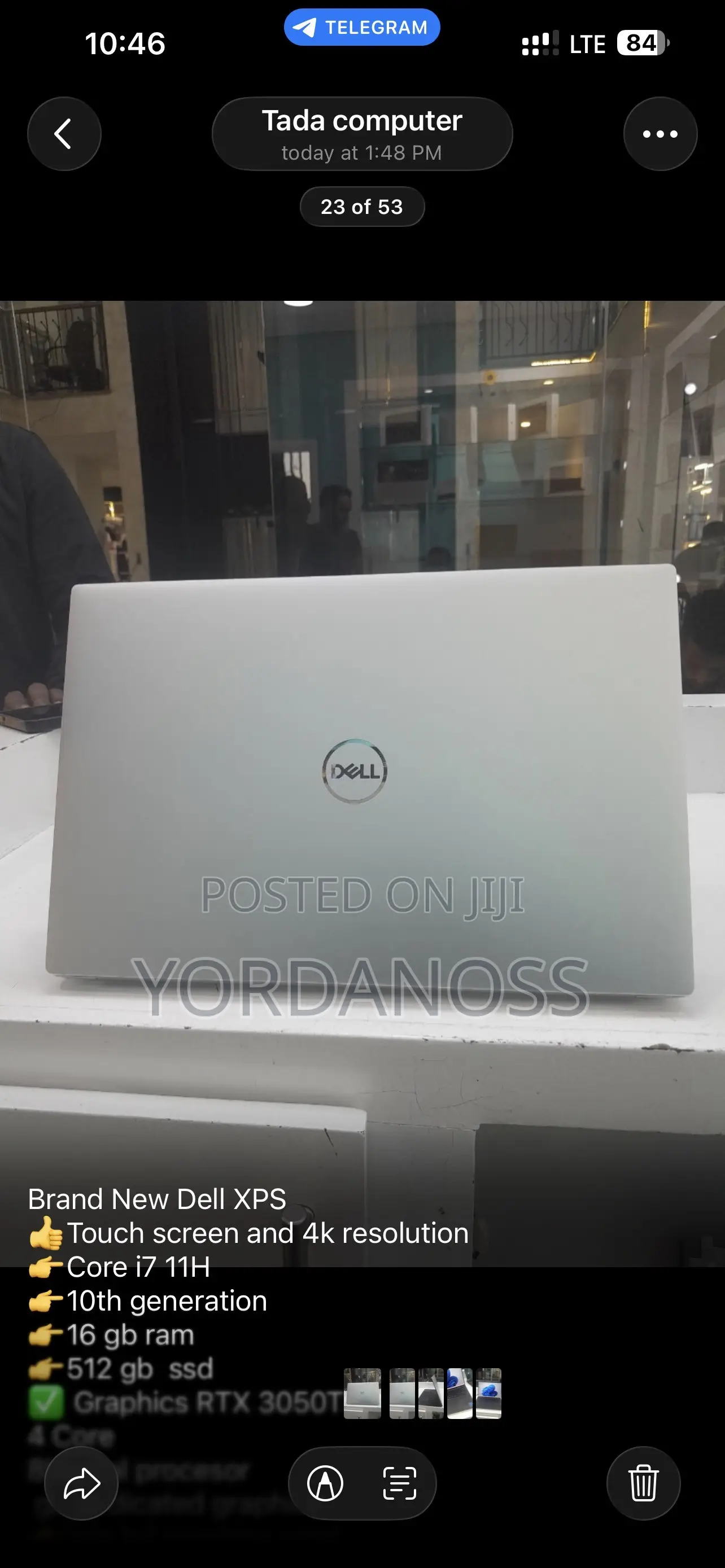 New Laptop Dell XPS 15 16GB Intel Core i7 SSD 512GB