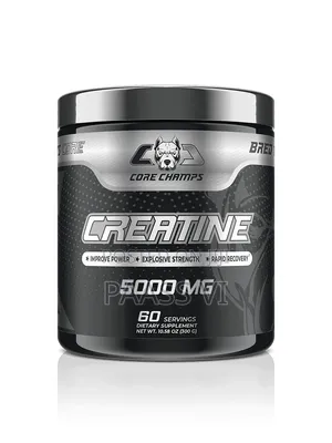 Core Champs Creatine, 5000 Mg (5 G) Per Serving, With 60 Servings