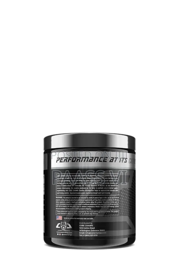 Core Champs Creatine, 5000 Mg (5 G) Per Serving, With 60 Servings