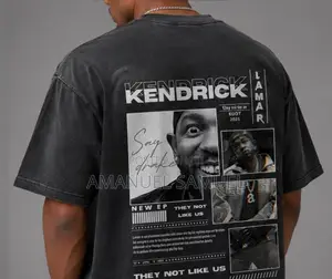 Kendrick Lamar "They Not Like Us" Washed Vintage T-Shirt – Unisex