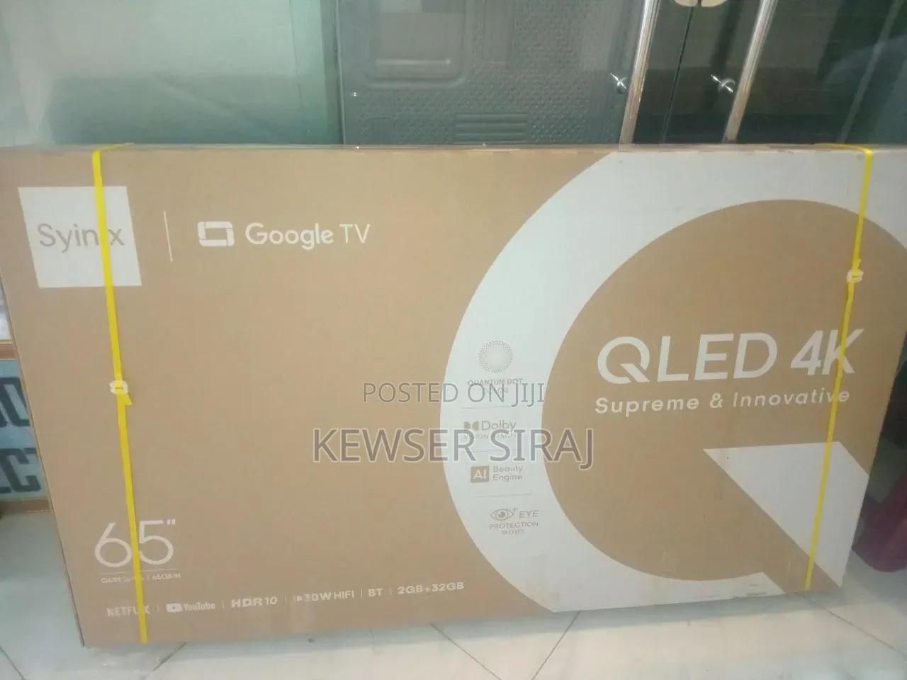 Syinix TV 65 Inchi Qled TV Uhd 