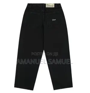 Dime Baggy Jeans Straight Denim Pants – Streetwear (Unisex)