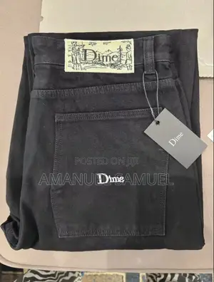 Dime Baggy Jeans Straight Denim Pants – Streetwear (Unisex)