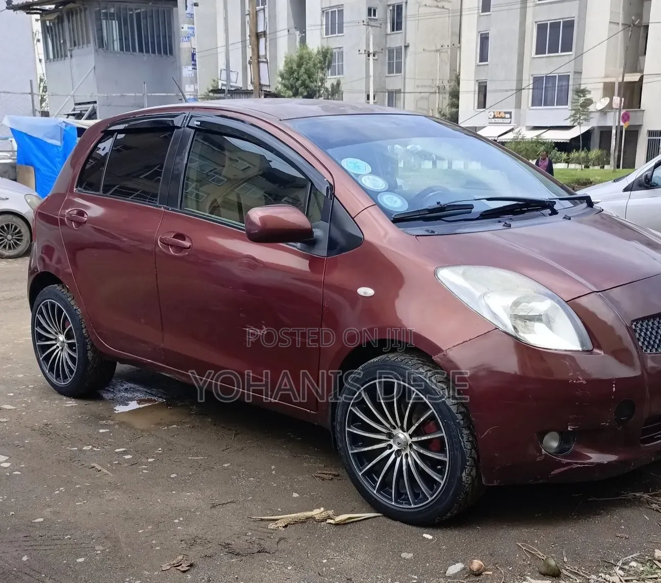 Toyota Yaris 2007 Burgundy
