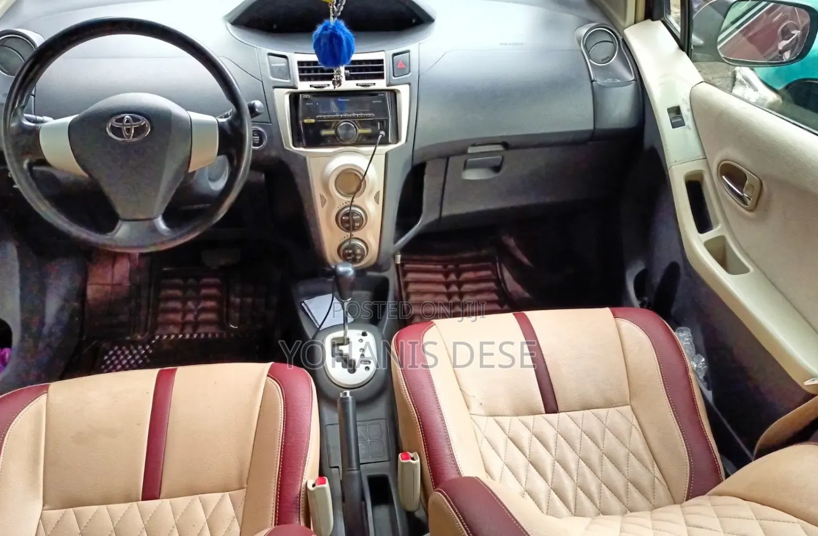 Toyota Yaris 2007 Burgundy
