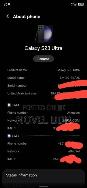 Samsung Galaxy S23 Ultra 256 GB Black