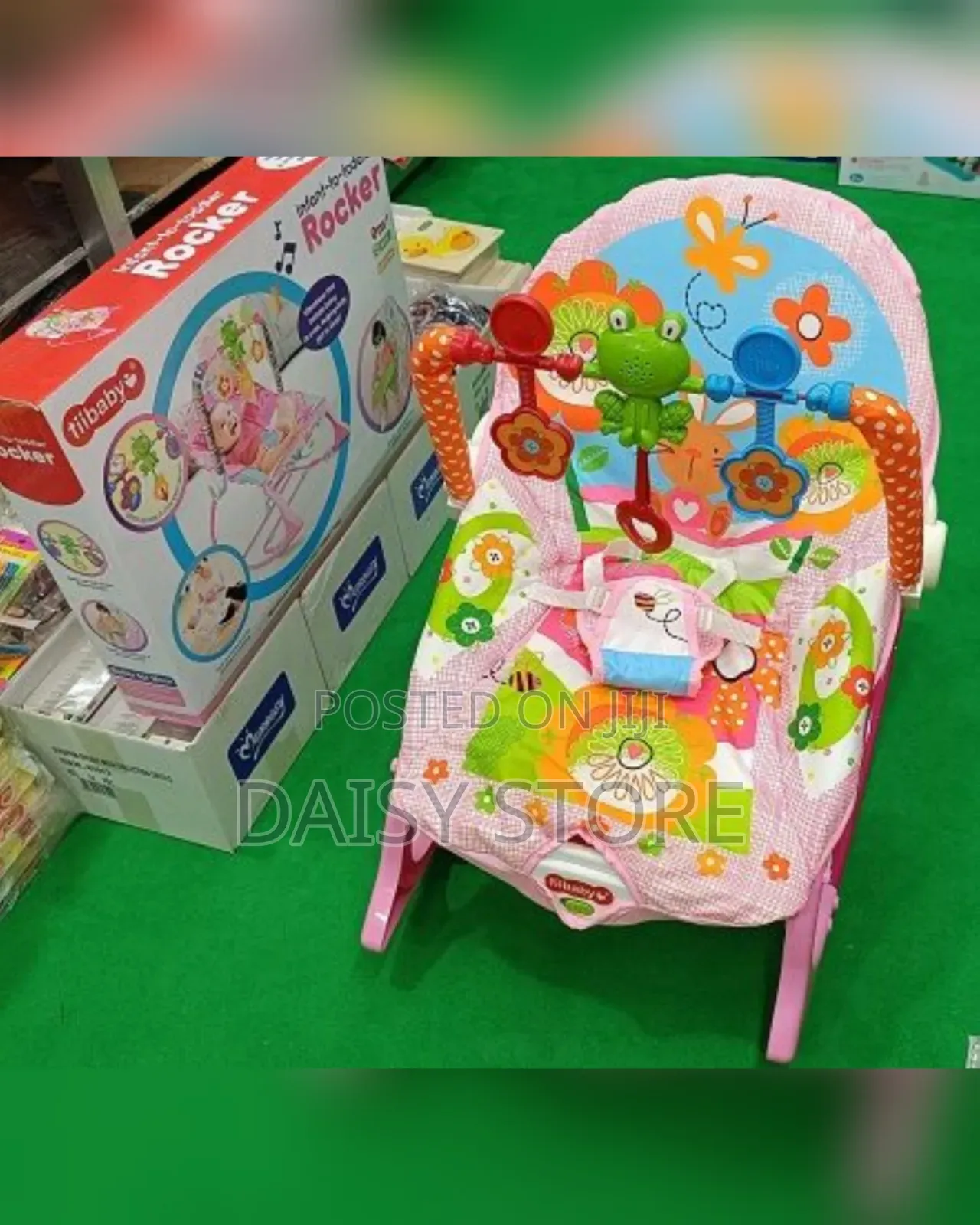3 በ 1 የሕፃናትና የልጆች መወዛወዣ ወንበር (3 in 1 Baby Rocker Seat)
