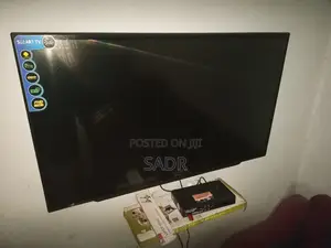 This Is Double Screen 43 Inch TV With Remote, Decoder and Wall Mount