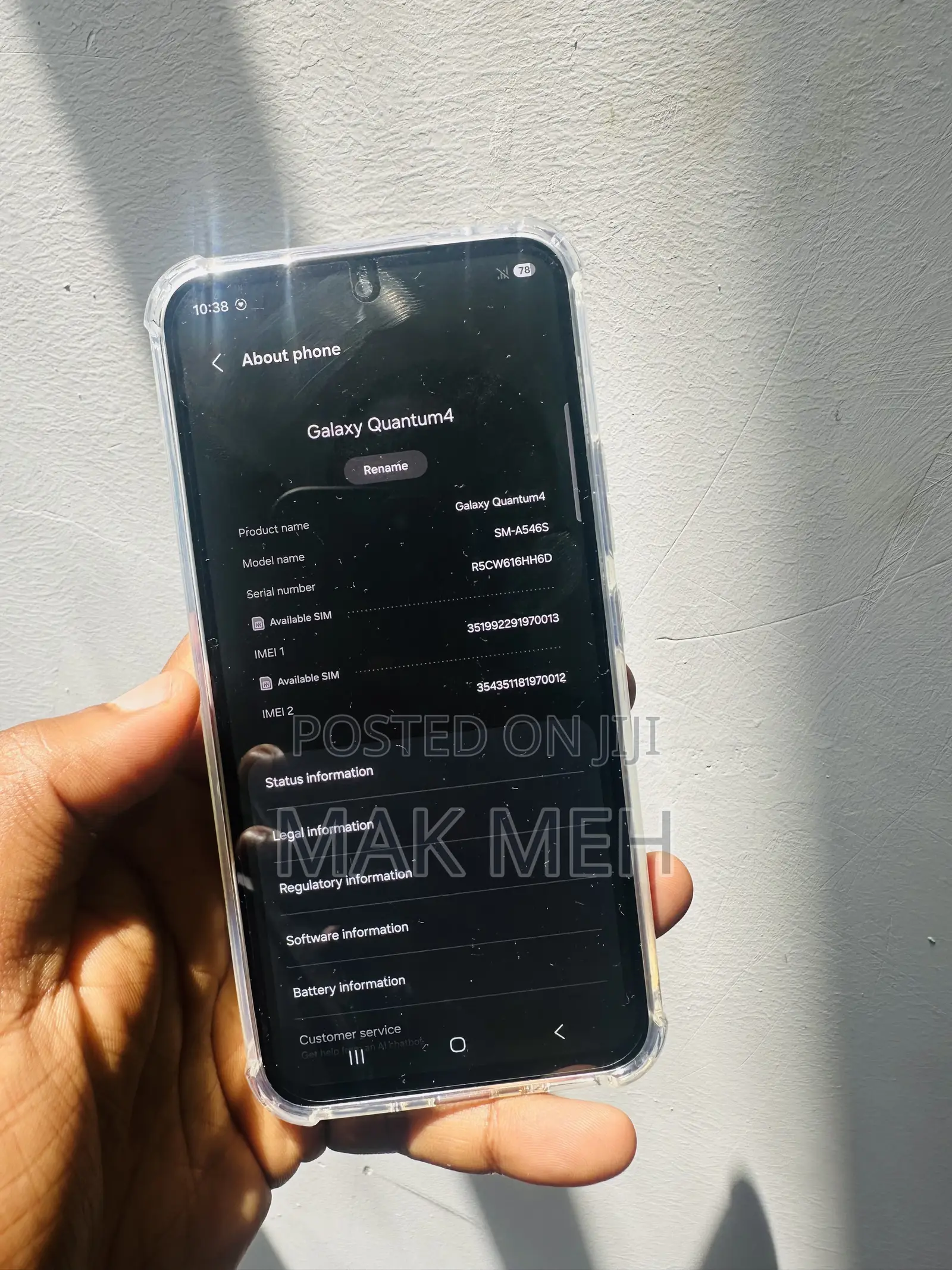 New Samsung Galaxy A54 5G 128 GB White