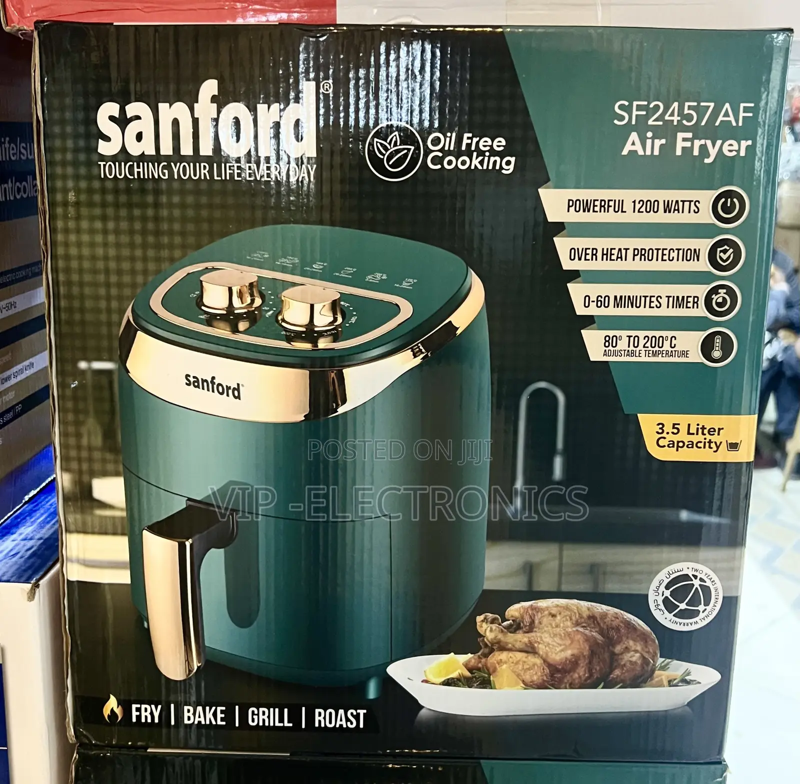 Sanford Air Fryer 3.5L (SF2457AF) Stacked Display