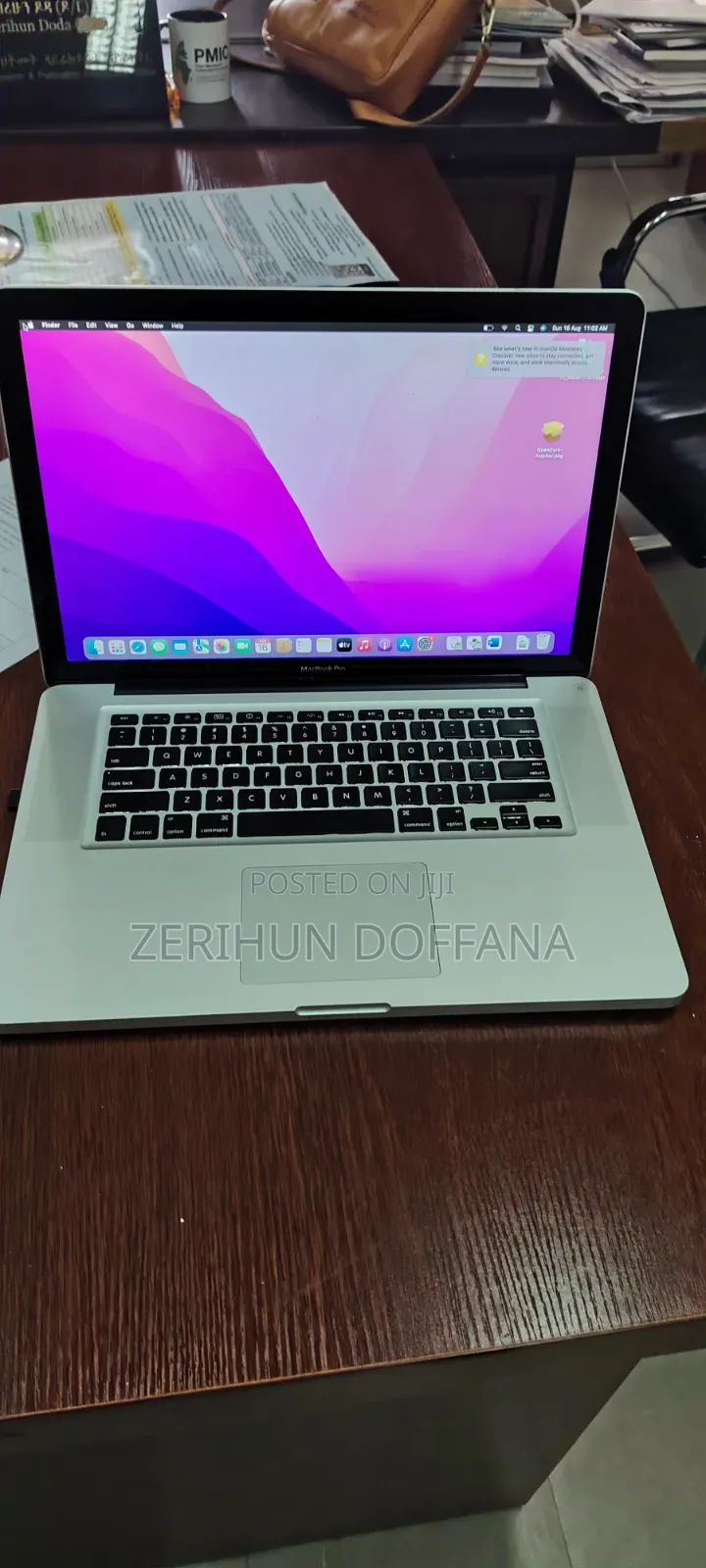 Laptop Apple MacBook Pro 2011 8GB Intel Core i7 SSD 500GB
