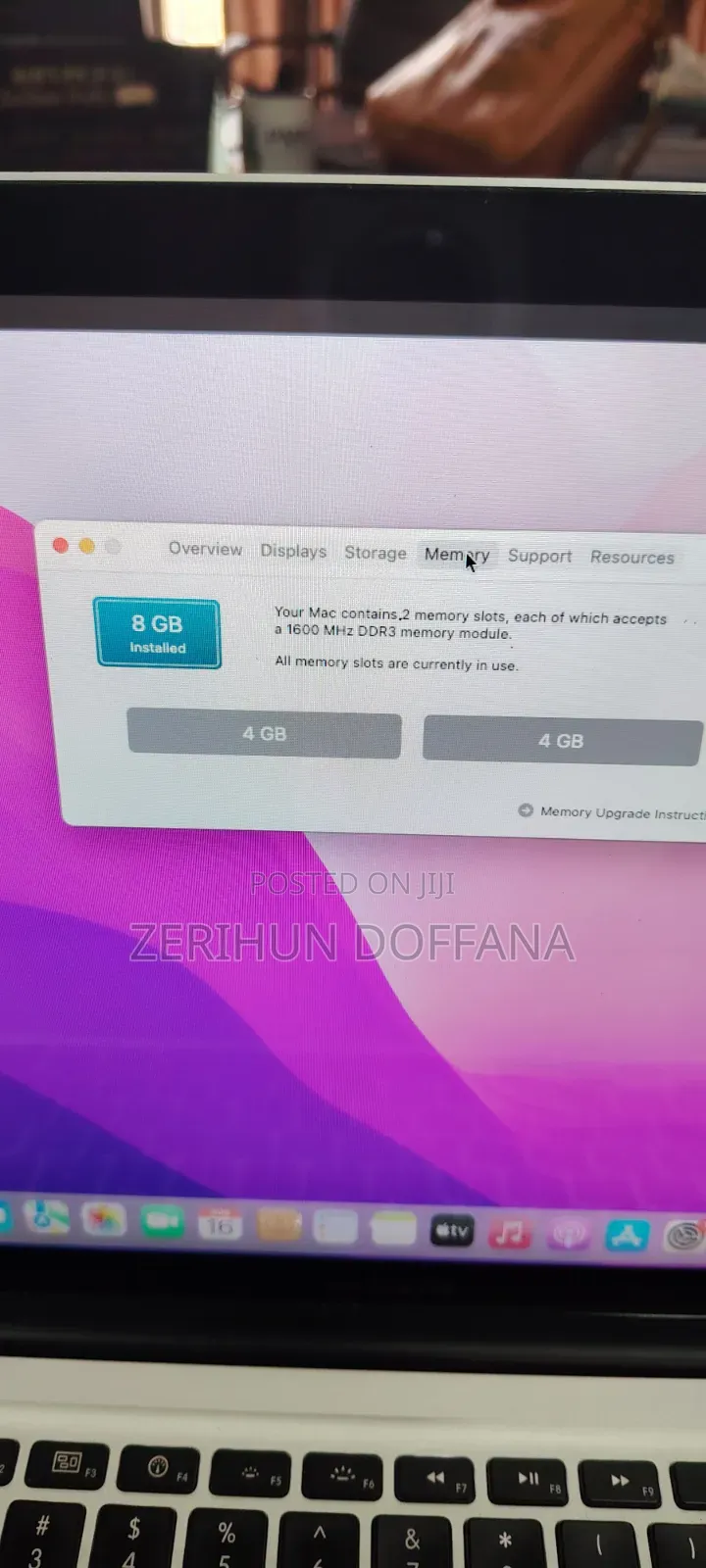 Laptop Apple MacBook Pro 2011 8GB Intel Core i7 SSD 500GB