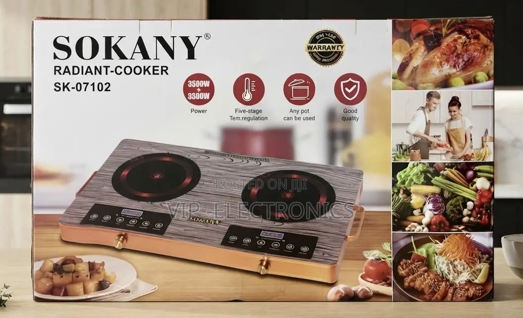 Sokany Cremic Touch Stove Radiant Cooker – 3500W Electric Cooker