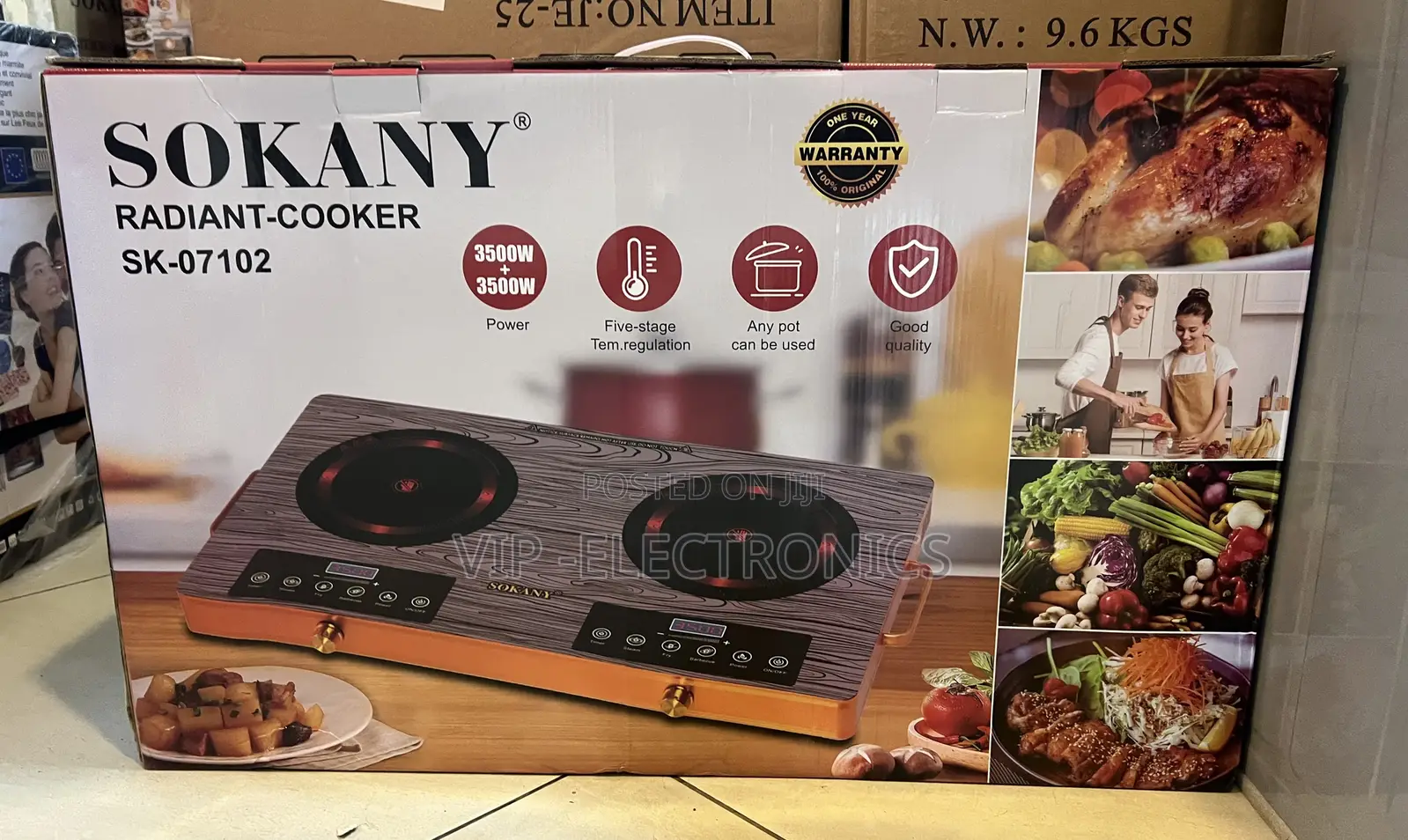 Sokany Cremic Touch Stove Radiant Cooker – 3500W Electric Cooker