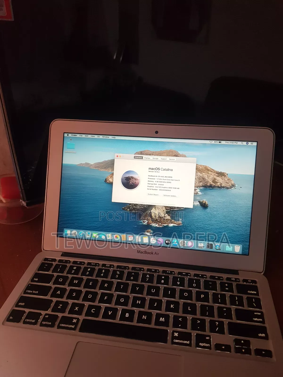 Laptop Apple MacBook 2012 4GB Intel Core i5 SSD 60GB