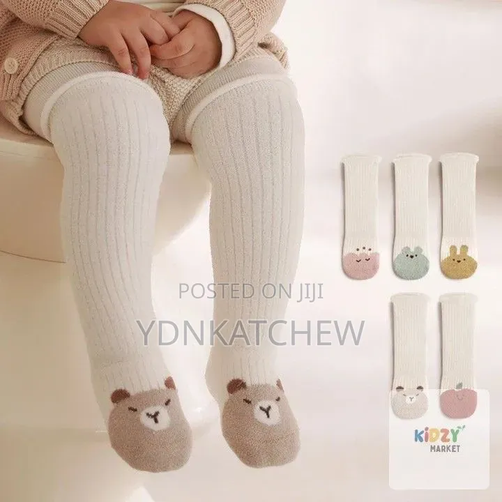 High Knee Baby Crawling Socks