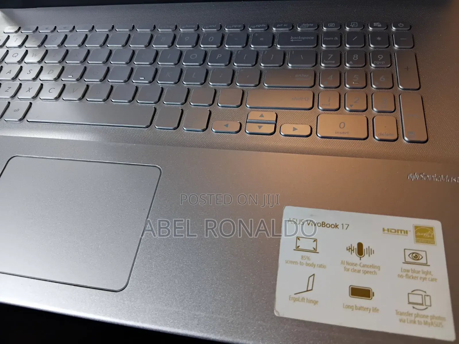 Laptop Asus Vivobook 17 8GB Intel Pentium SSD 256GB