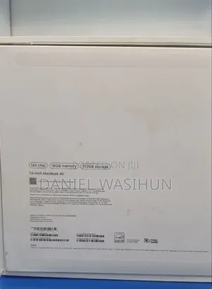 New Laptop Apple MacBook Air 2025 M4 16GB Apple M4 SSD 512GB