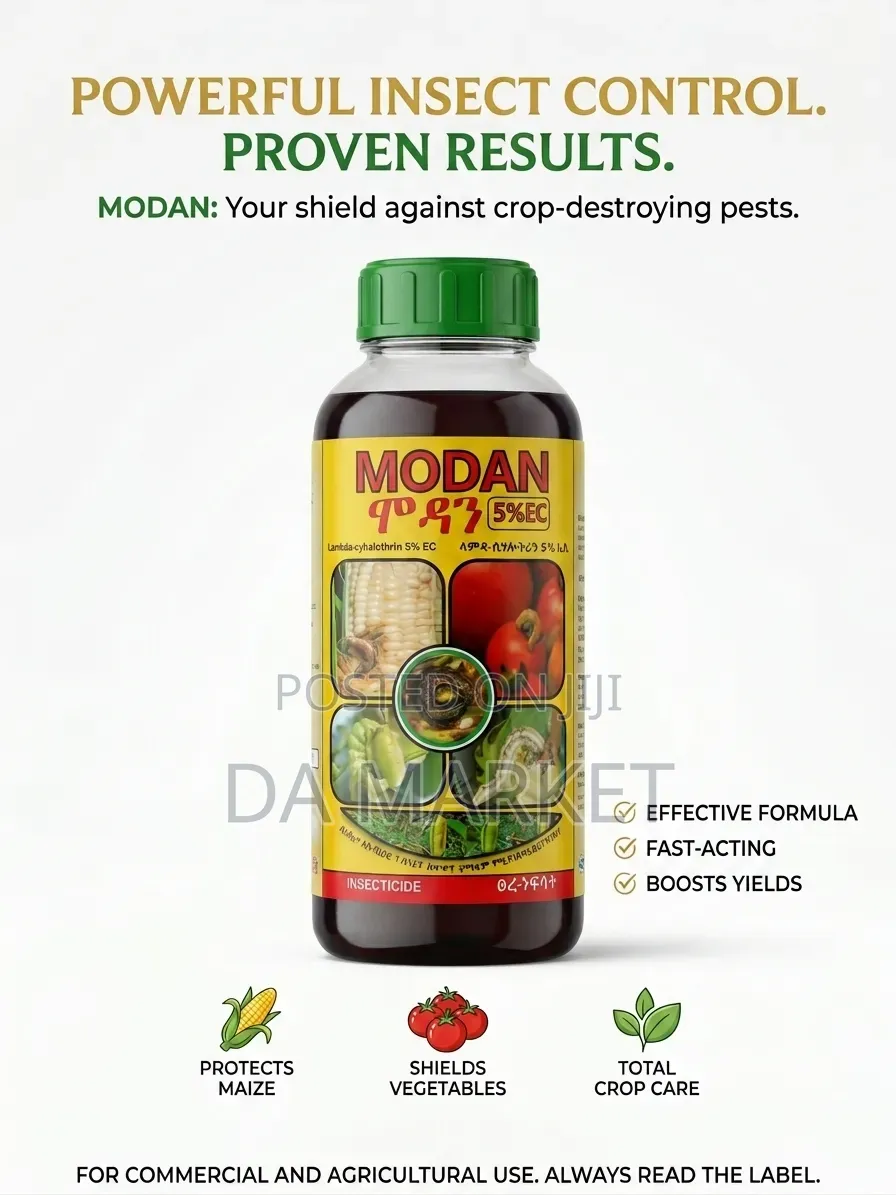 MODAN 5% EC Insecticide Containing Lambda-Cyhalothrin 5% EC