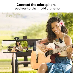 Lightning Female to USB-C Male for Audio Wireless Microphone Mic