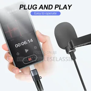 Lightning Female to USB-C Male for Audio Wireless Microphone Mic