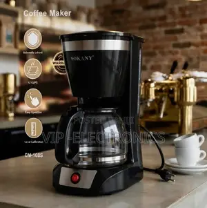 SOKANY Coffee Maker – 12 Cup Capacity 100% Original 1-Year Warranty