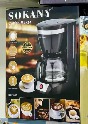 SOKANY Coffee Maker One Year Warranty (100% Original)
