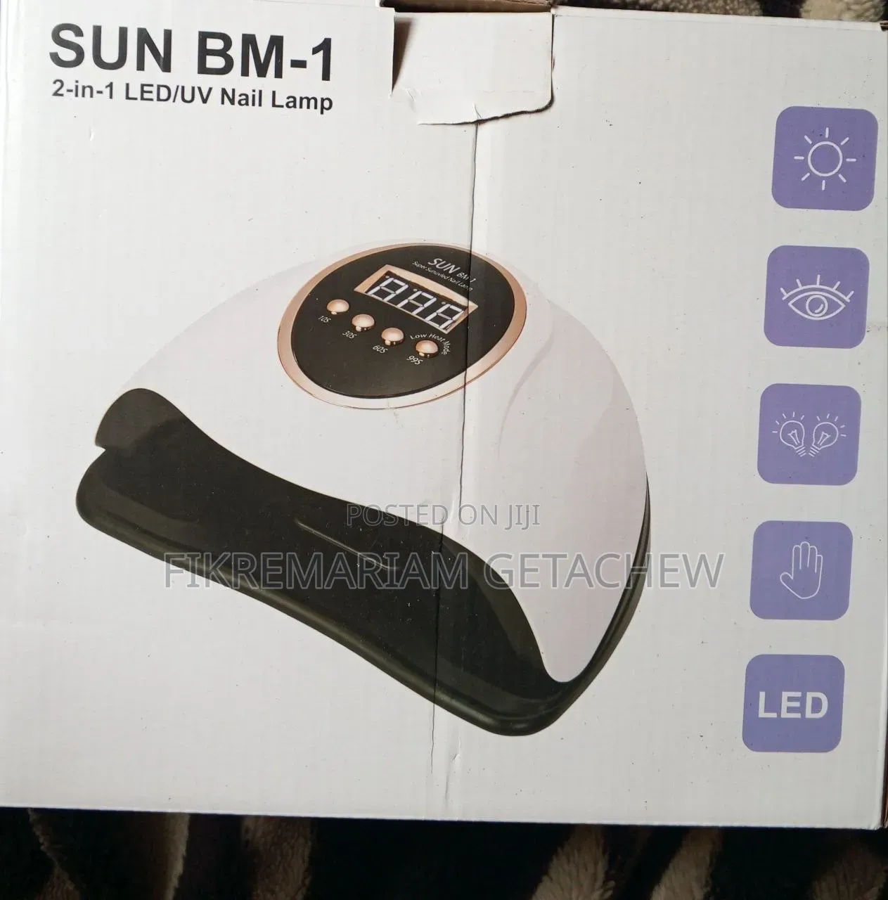 2in1 LED and UV Nail Lamp