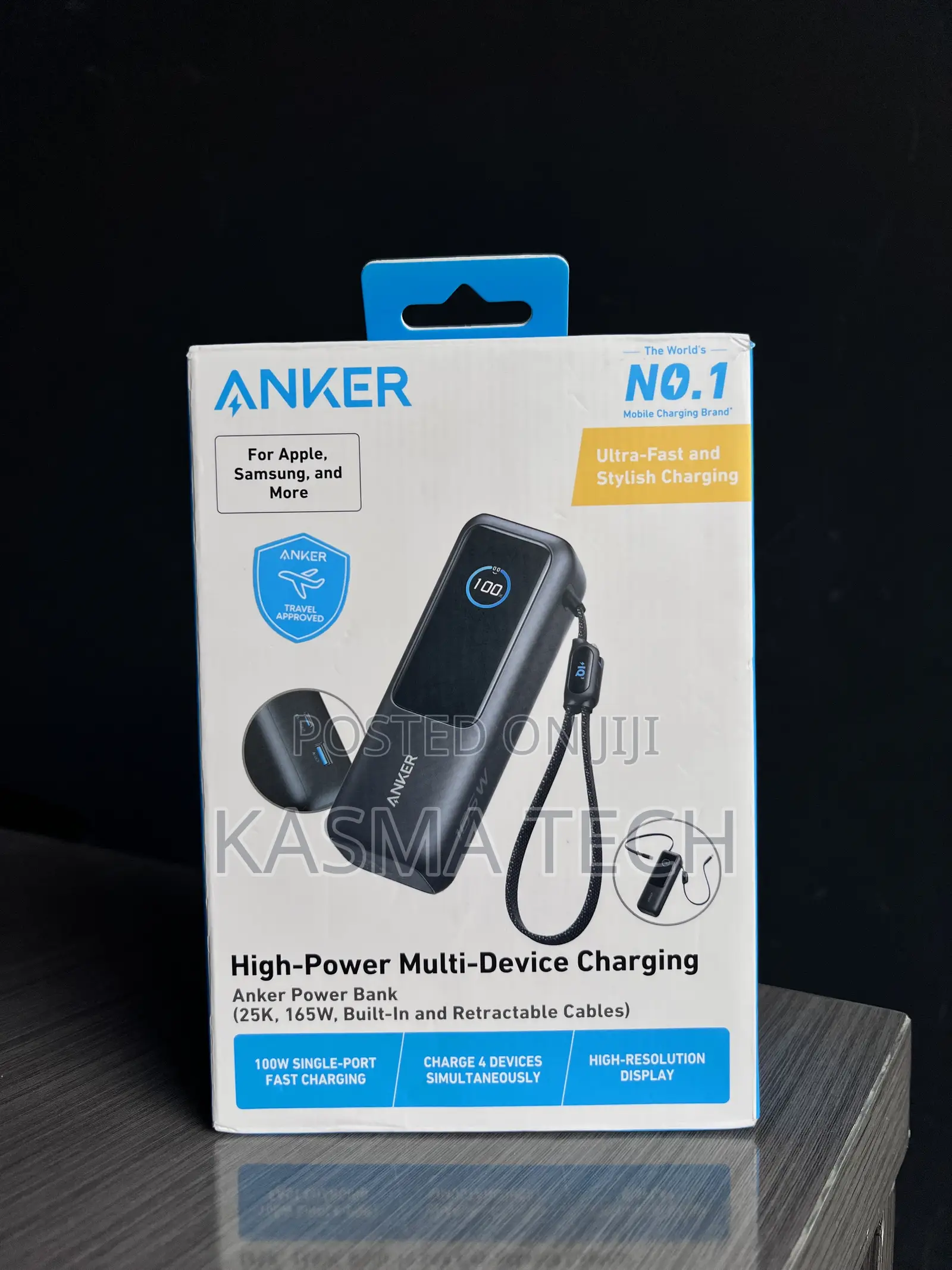 Anker 25,000mAh Power Bank – 165W