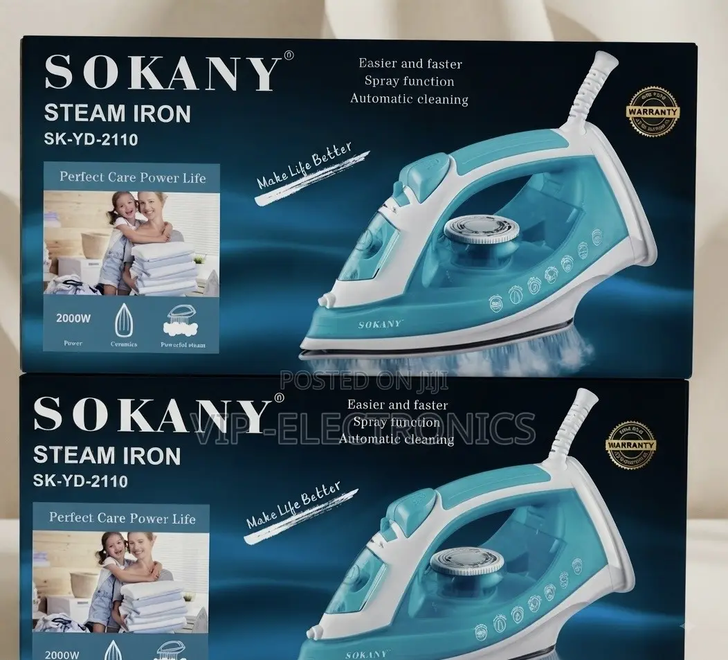 SOKANY Steam Iron Powered by 2000W