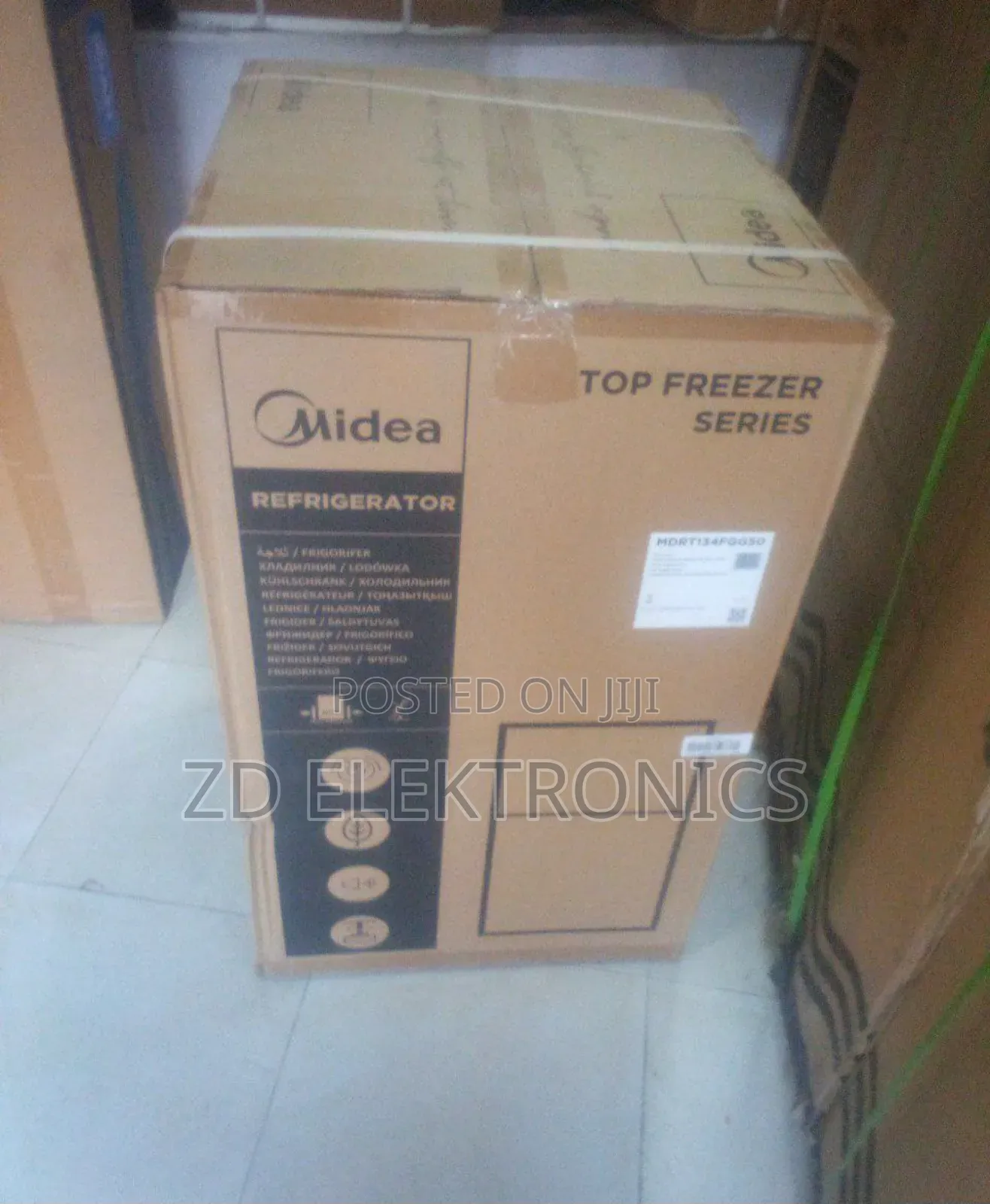 Midea Refrigerator Topfreezer Mor134fcq50