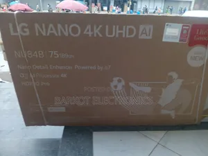 LG Nano Uhd Al Smart Qled TV 75 Inch Framless Andraid2026