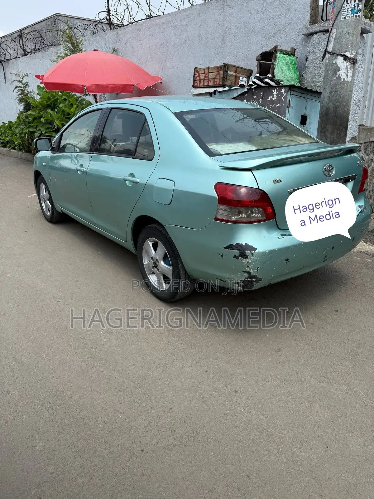 Toyota Yaris 2008 Green