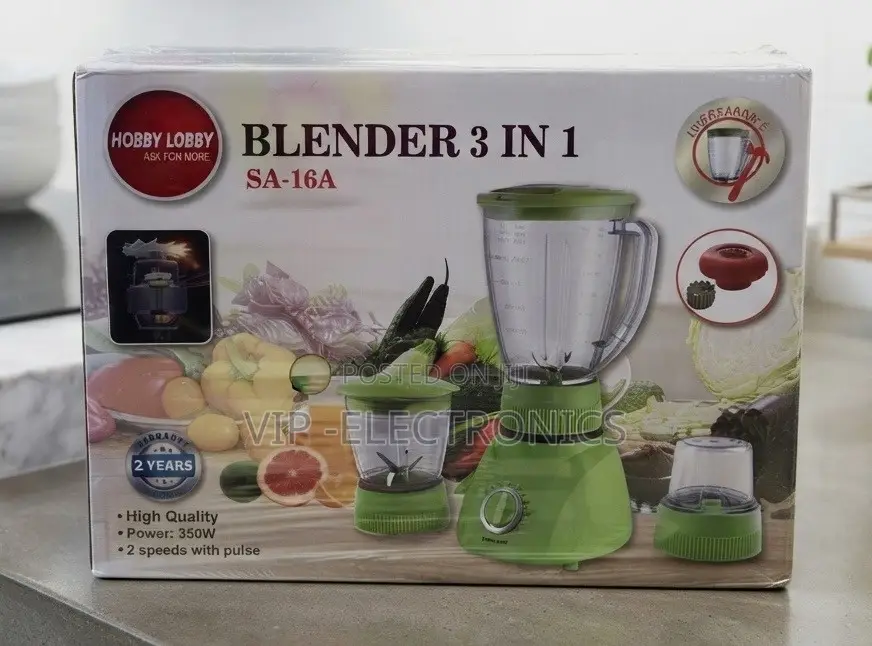 Hobby Lobby 3-in-1 Blender Sa-16a – 330w