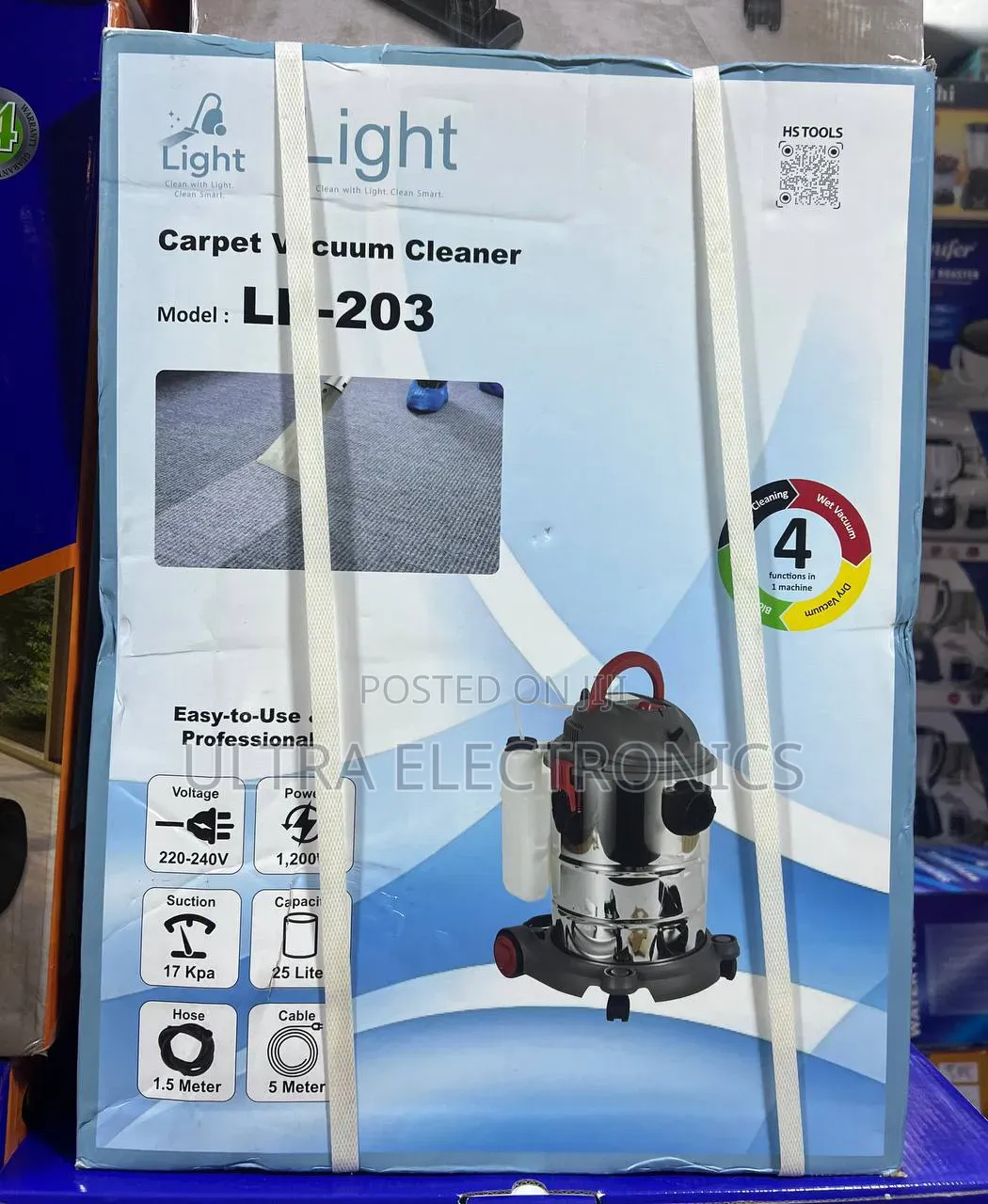 Light Vacuum Cleaner – 25l Light 25L Vacuum Cleaner በ 25-Liter Large