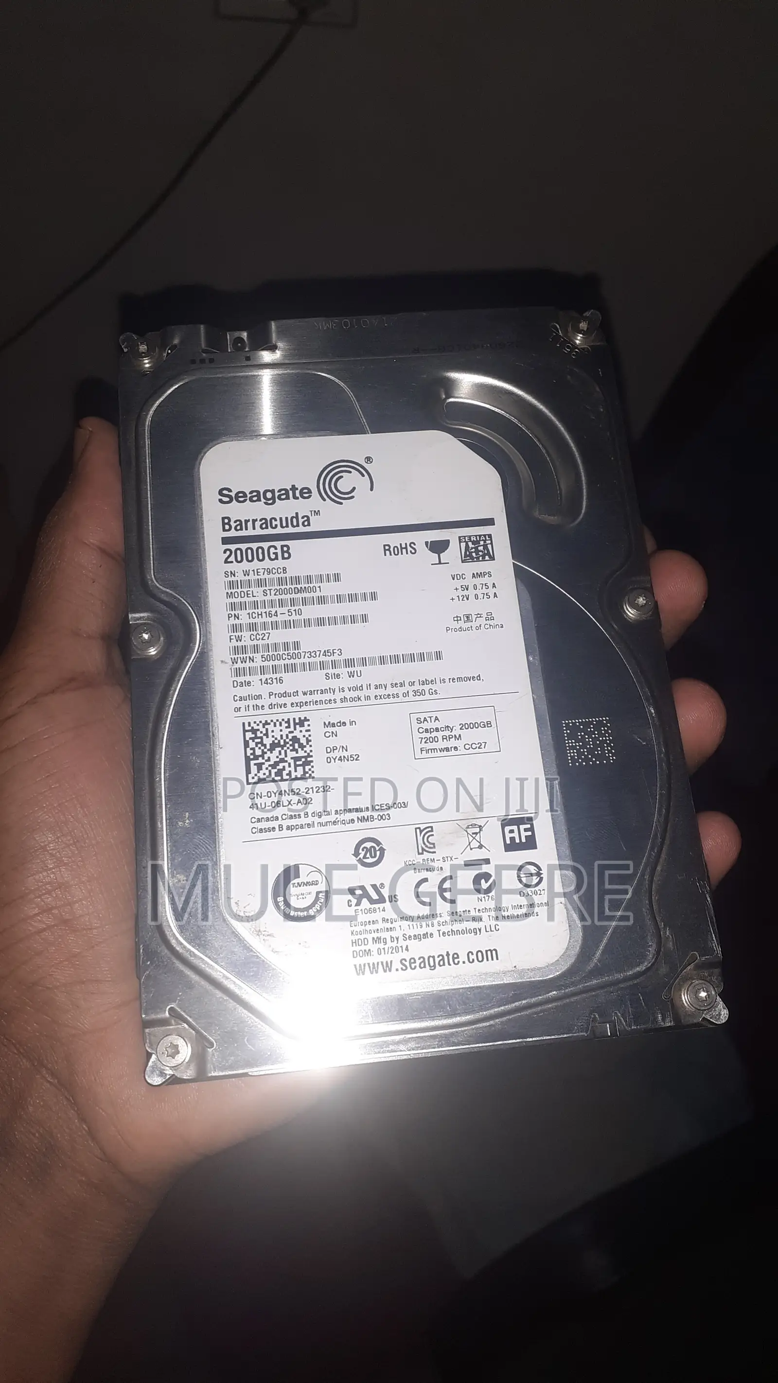 Seagate Harddrive 2tb