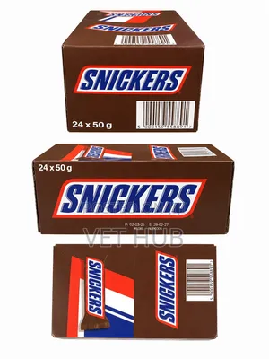 Original Snickers Chocolate Bar 24 × 50g